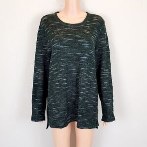 Architect women green long sleeve knit sweater Size 1X